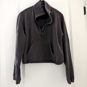Lululemon - Brushed Softstreme Ribbed Half Zip (size 4)